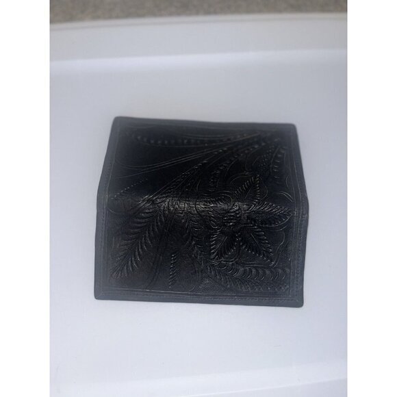 J.L. SALDIVAR hand Tooled Leather Black - Picture 13 of 15